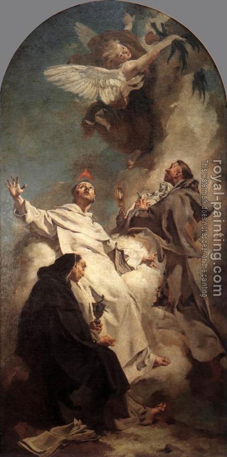 Giovanni Battista Piazzetta : Three Dominican Saints